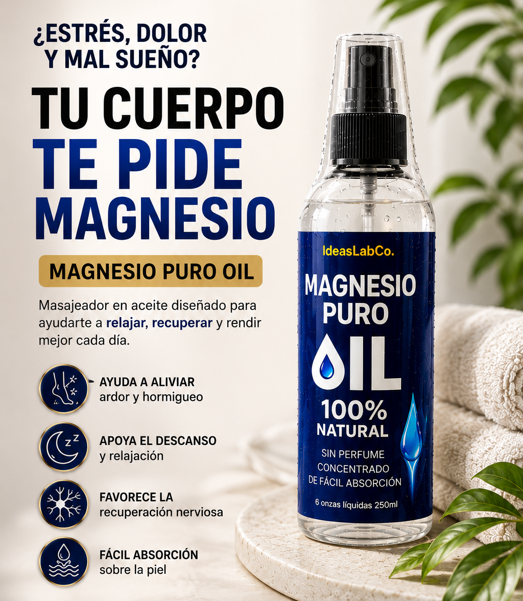 MAGNESIO PURO OIL 100% NATURAL