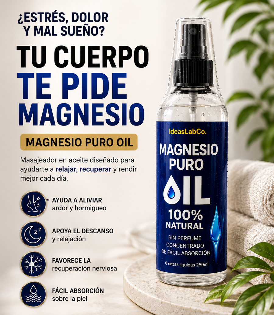 MAGNESIO PURO OIL 100% NATURAL